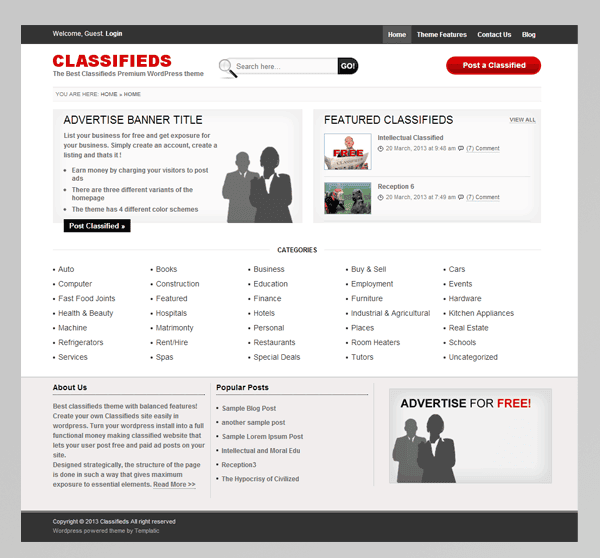 Best Classified WordPress Themes